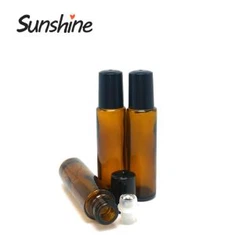 Fliexken tal-ħġieġ Amber ta '15 Ml