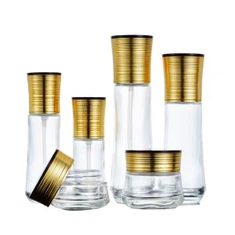 Fliexken tal-Pompa tal-Ħġieġ 40ml għall-Ippakkjar Kosmetiku